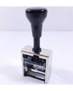 Selbstfärbender Metall-Numeroteur B 6 mit Datum 4,5 mm